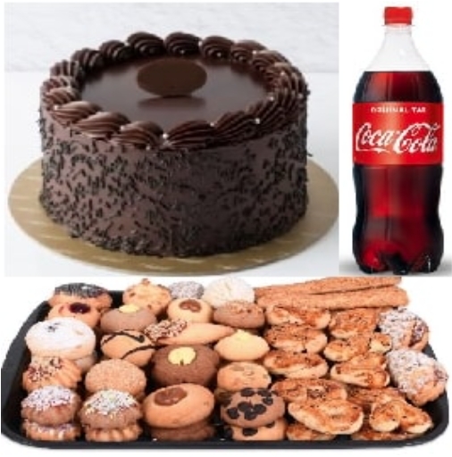 4-6 Kişilik Yaş Pasta ve 1 kg Kuru Pasta Menüsü