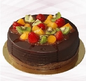 6-9 Kişilik Karışık Meyveli Çikolatalı Zengin Tatlı Yaş