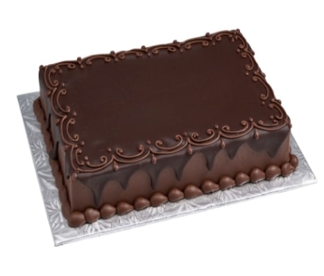 Butik Üretim 35 Kişilik Dikdörtgen Çikolatalı Pasta