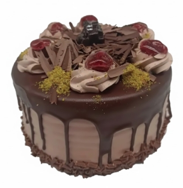 Çikolata Dolgulu 6-9 Kişilik Tatlı Kutlama Pastası