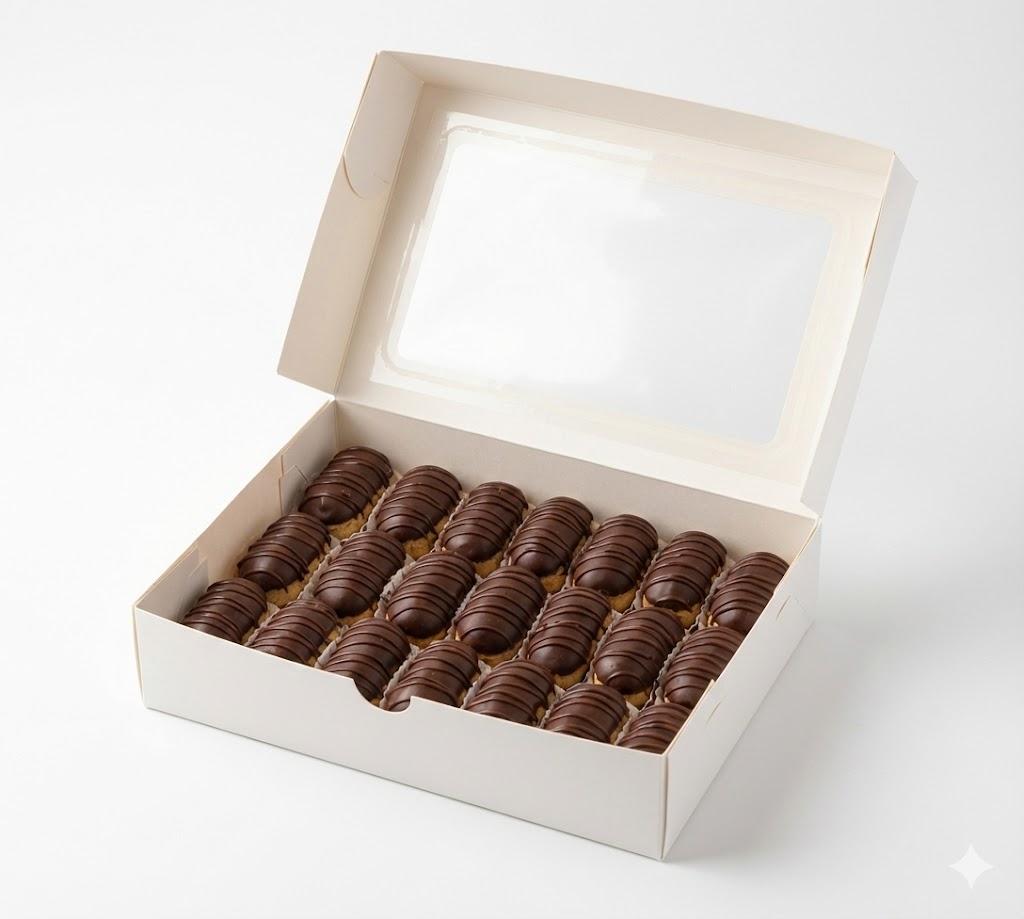 Kremalı Dokulu 1 kg Çikolatalı Ekler Pasta