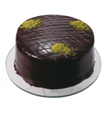 Şık Kutlama Pastası 6-9 Kişilik Çikolatalı Yaş Pasta